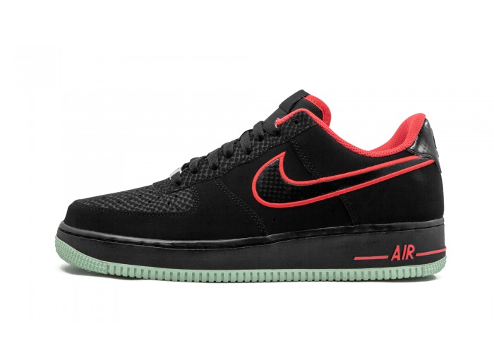 Кроссовки Nike Air Force 1 - Black/Action Red 