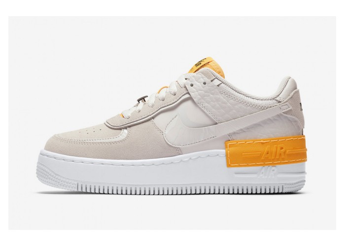 Кроссовки Nike Air Force 1 Shadow Releasing in Beige and Orange (36-40)