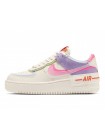 Кроссовки Nike Air Force Shadow White Violet Pink (36-40)
