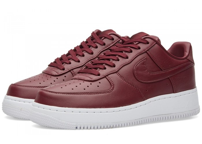 Кроссовки  Nike Lab Air Force 1 Low Night Maroon Red (36-40)