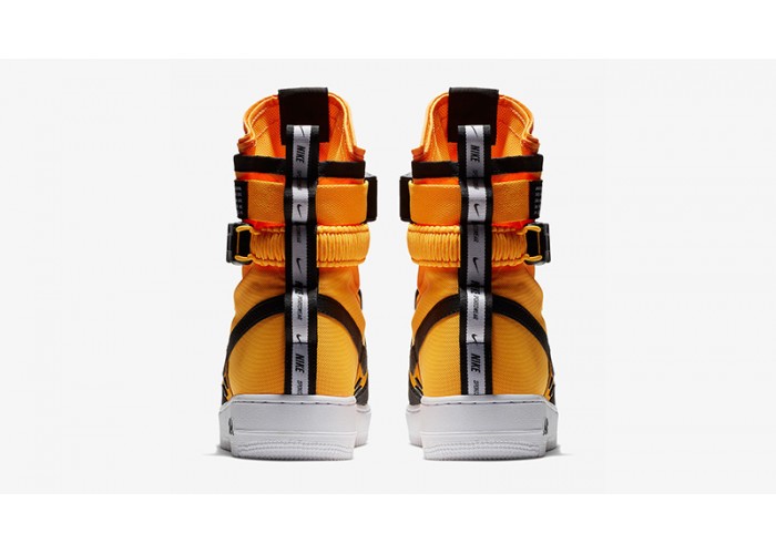 Кроссовки  Nike SF-Air Force 1 Оранжевый/Черный