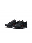 Женские кроссовки Nike Air Max 97 (чёрный / красный)