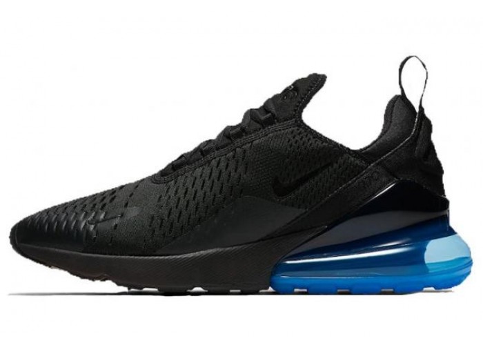 Мужские кроссовки Nike Air Max 270 (чёрный/синий)
