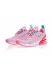 Женские кроссовки Nike Air Max 270 (розовый/синий/белый)