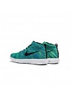 Женские кроссовки Nike Lunar Flyknit Chukka (сине-зеленый)