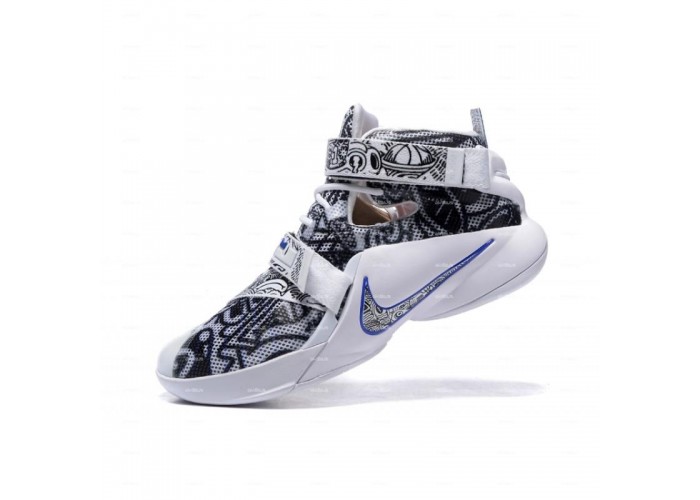 Мужские кроссовки Nike Lebron 9 (белый)