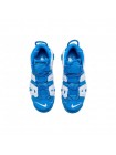 Мужские кроссовки Nike Air More Uptempo (бело-голубой)
