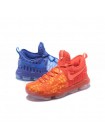 Мужские кроссовки Nike Zoom KD 9 (оранжево-синий)