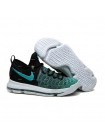 Мужские кроссовки Nike Zoom KD 9  (черно-голубой)