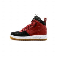 Мужские кроссовки Nike Lunar Force 1 Duckboot (красно-черный)