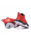 Мужские кроссовки Nike Lebron Ambassador 9  (красно-черный)